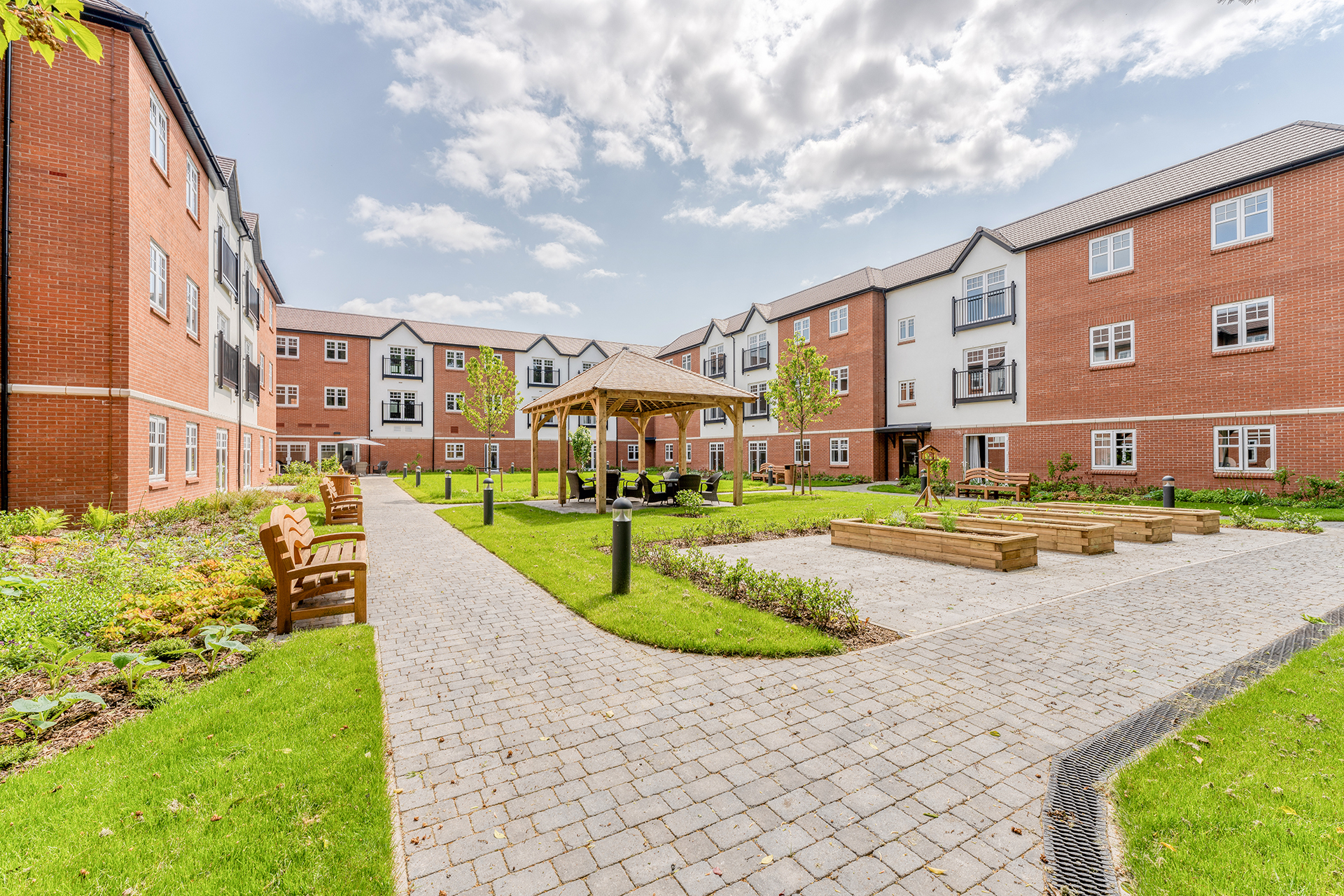 Shires courtyard